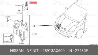Запчасть NISSAN 28913AX600