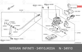 Запчасть NISSAN 34910JK03A