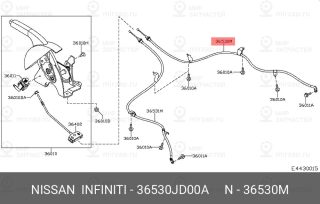 Запчасть NISSAN 36530JD00A