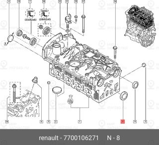 Запчасть NISSAN 7700106271