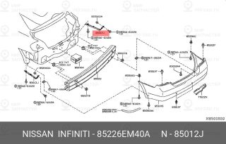 Запчасть NISSAN 85226EM40A