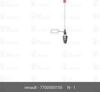 Запчасть PEKAR 7700500155
