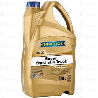 Масло Моторное Синтетическое Super Synthetic Truck 5W-30 5Л RAVENOL 4014835767959