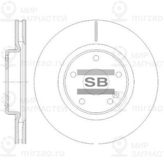 Тормозной диск SANGSIN SD8464