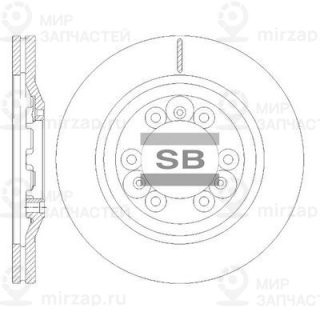 Тормозной диск SANGSIN SD8513