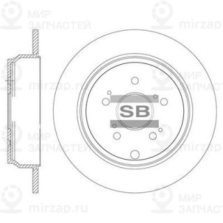 Тормозной диск SANGSIN SD8516
