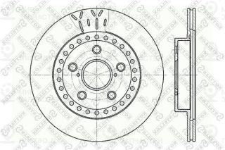 Тормозной диск STELLOX 60204562VSX