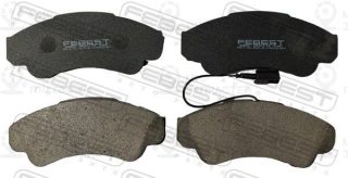 Комплект тормозных колодок (дисковый тормоз) FEBEST 2801DUCIIF