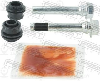 Направляющий болт, корпус скобы тормоза FEBEST 2974DISC4FKIT