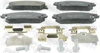 Комплект тормозных колодок (дисковый тормоз) FEBEST 3501EMGF