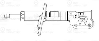 Амортизатор TRIALLI AG25166
