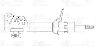 Амортизатор TRIALLI AG30053