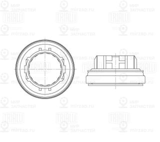 Выжимной подшипник TRIALLI CT2209