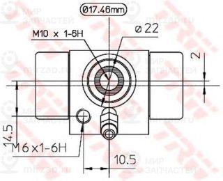 Запчасть TRW BWC107A