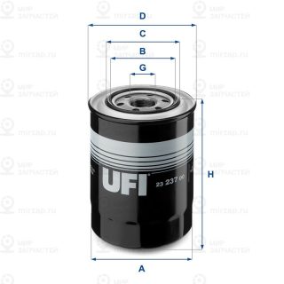 Фильтр масляный UFI 2323700