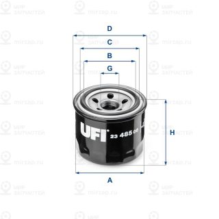 Фильтр масляный UFI 2348500