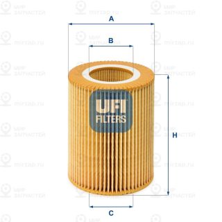 Фильтр масляный UFI 2500400