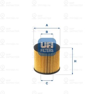Фильтр масляный UFI 2508600