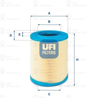 Фильтр воздушный UFI 2760600