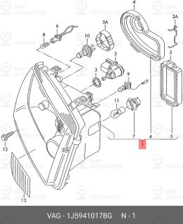 Запчасть VAG 1J5941017BG