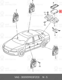 Запчасть VAG 3D0959933FZC0