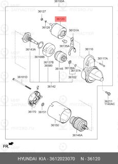 Запчасть АвтоDело 36120