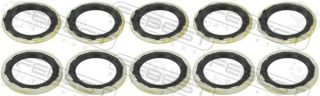 Уплотнительное кольцо, магистраль хладагента FEBEST RINGAH019PCS10