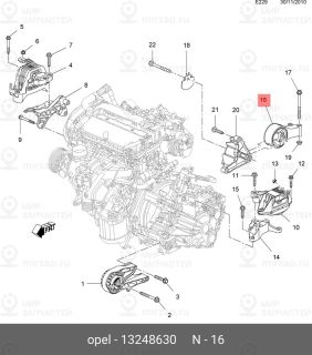 Запчасть DAEWOO 13248630