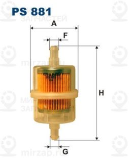 Фильтр топливный FILTRON PS881