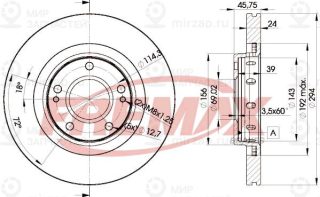 Запчасть FREMAX BD5924