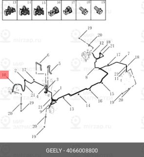 Запчасть GEELY 4066008800