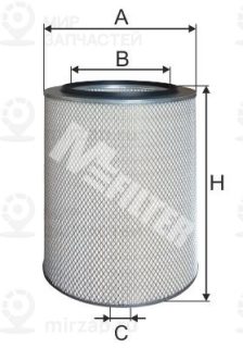 Фильтр воздушный MFILTER A524