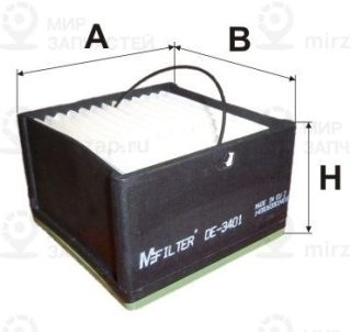 Запчасть MFILTER DE3401