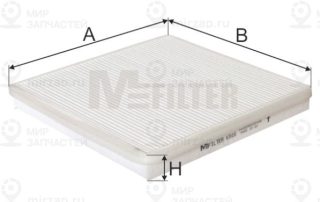 Фильтр салона MFILTER K916