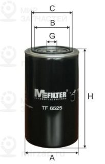 Фильтр масляный MFILTER TF6525