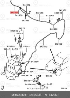 Запчасть MITSUBISHI 8265A336