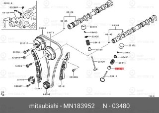 Запчасть MITSUBISHI MN183952