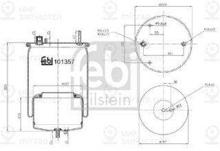 Запчасть FEBI 101357