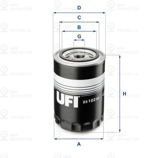 Фильтр масляный UFI 2310200
