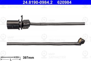 Датчик износа тормозных колодок ATE 24819009842