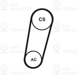 Запчасть Continental 5PK705ELASTT1