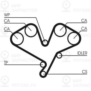 Запчасть Continental CT822