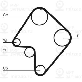 Запчасть Continental CT832