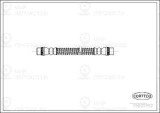 Тормозной шланг CORTECO 19025762