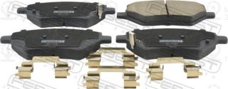 Комплект тормозных колодок (дисковый тормоз) FEBEST 1501T15F