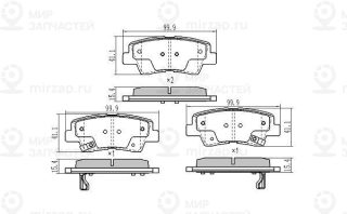 Запчасть FREMAX FBP1846