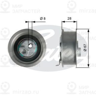 Запчасть GATES T43237