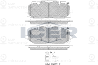 Запчасть ICER 182254