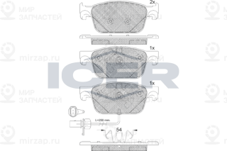 Запчасть ICER 182270