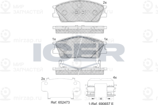 Запчасть ICER 182414